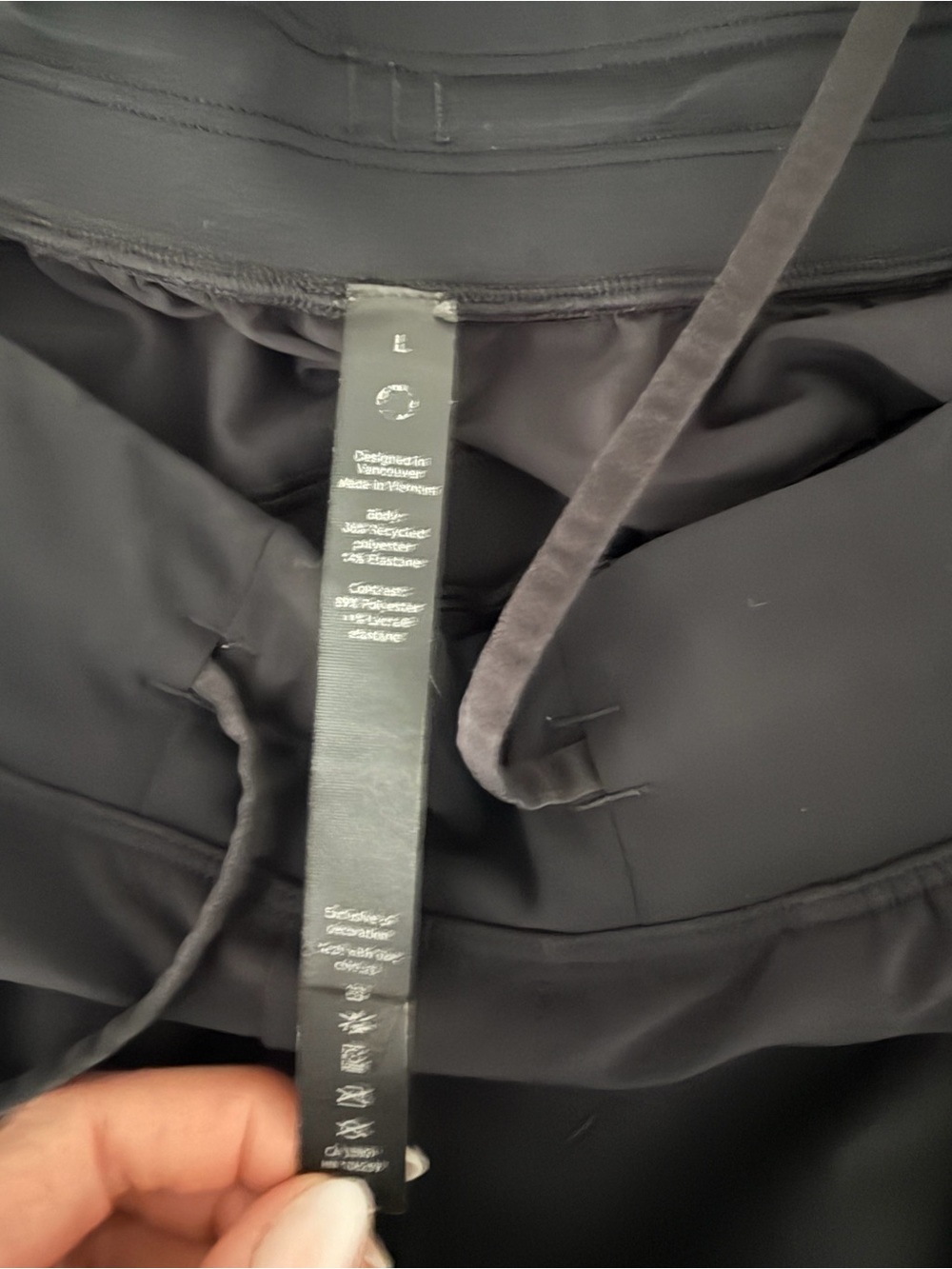 lululemon athletica Black Athletic Drawstring Shorts - Picture 3 of 8
